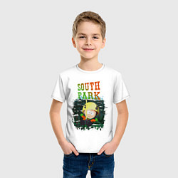 Футболка хлопковая детская South Park, цвет: белый — фото 2