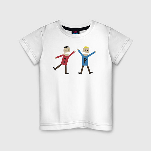 Детская футболка ТЕРЕНС И ФИЛИП / Белый – фото 1