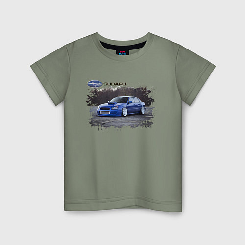 Детская футболка SUBARU / Авокадо – фото 1