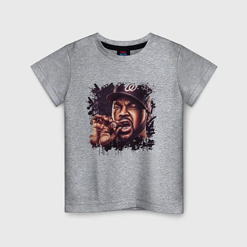 Детская футболка Ice Cube / Меланж – фото 1