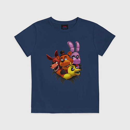 Детская футболка Five Nights At Freddys / Тёмно-синий – фото 1