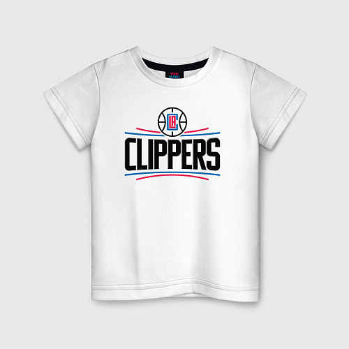 Детская футболка Los Angeles Clippers 1 / Белый – фото 1