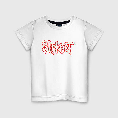 Детская футболка SLIPKNOT / Белый – фото 1