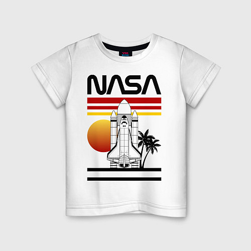 Детская футболка NASA / Белый – фото 1