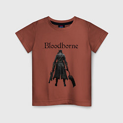 Футболка хлопковая детская Bloodborne, цвет: кирпичный