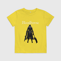 Футболка хлопковая детская Bloodborne, цвет: желтый