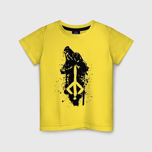 Детская футболка BLOODBORNE / Желтый – фото 1