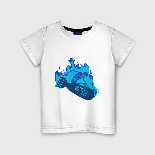 Детская футболка Bomb Drop / Белый – фото 1