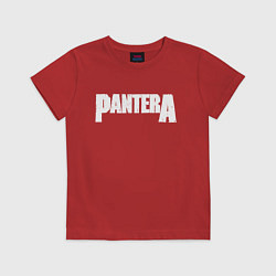 Футболка хлопковая детская Pantera, цвет: красный