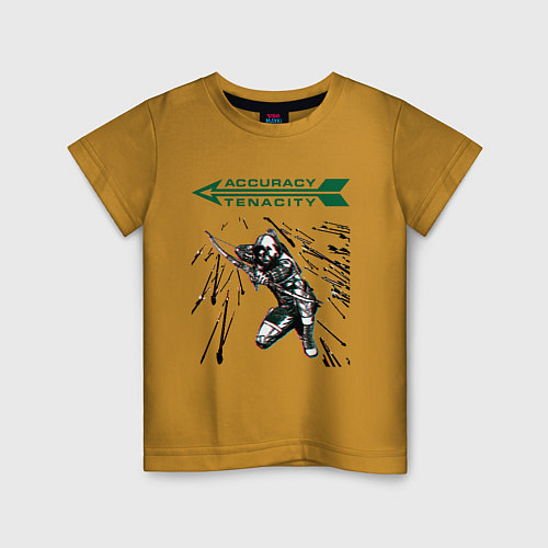 Детская футболка Arrow / Горчичный – фото 1