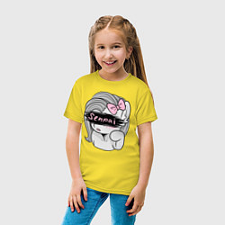 Футболка хлопковая детская Senpai, цвет: желтый — фото 2