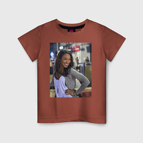 Детская футболка Iris West / Кирпичный – фото 1