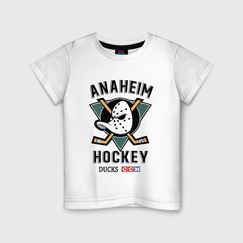 Детская футболка ANAHEIM DUCKS / Белый – фото 1