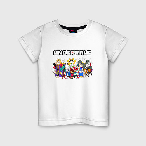 Детская футболка UNDERTALE / Белый – фото 1