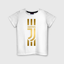 Футболка хлопковая детская JUVENTUS, цвет: белый