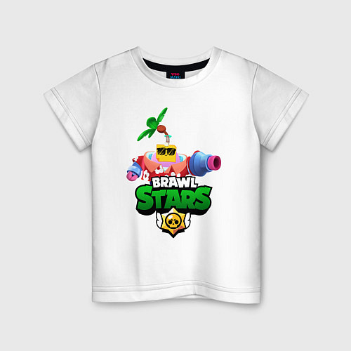 Детская футболка СПРУТ BRAWL STARS / Белый – фото 1