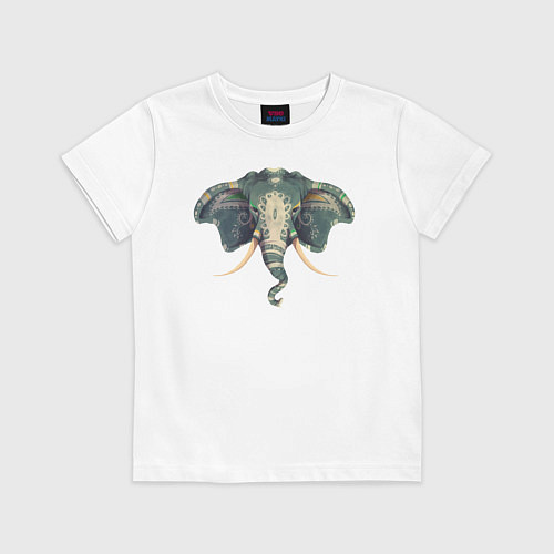 Детская футболка Elephant / Белый – фото 1