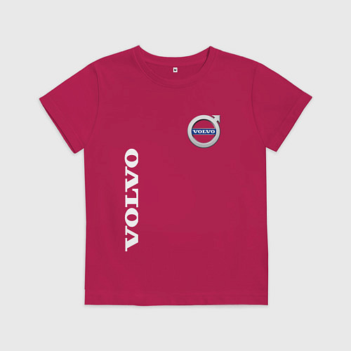 Детская футболка VOLVO / Маджента – фото 1
