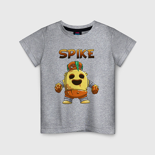 Детская футболка Brawl Stars Robot Spike / Меланж – фото 1