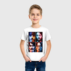 Футболка хлопковая детская THE BEATLES, цвет: белый — фото 2
