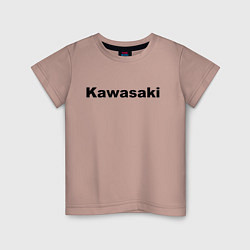 Футболка хлопковая детская KAWASAKI Z, цвет: пыльно-розовый