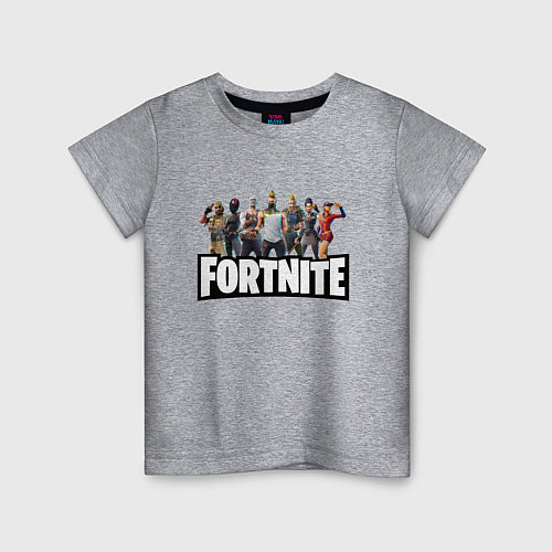 Детская футболка FORTNITE / Меланж – фото 1