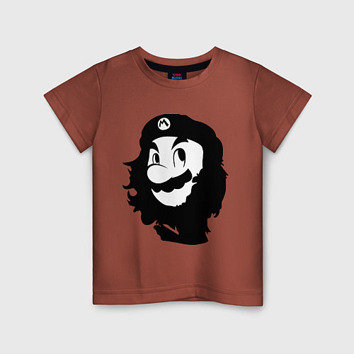 Детская футболка Che Mario / Кирпичный – фото 1