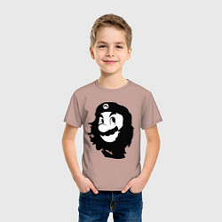 Футболка хлопковая детская Che Mario, цвет: пыльно-розовый — фото 2