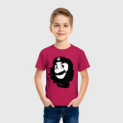 Футболка хлопковая детская Che Mario, цвет: маджента — фото 2