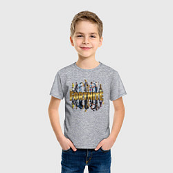 Футболка хлопковая детская Fortnite Chapter 2, цвет: меланж — фото 2