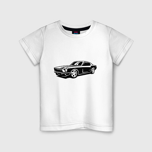 Детская футболка Ford Mustang Z / Белый – фото 1