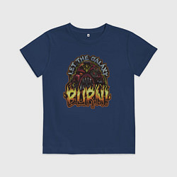Детская футболка Lets the galaxy burn