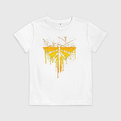 Футболка хлопковая детская THE LAST OF US 2 ЦИКАДЫ, цвет: белый