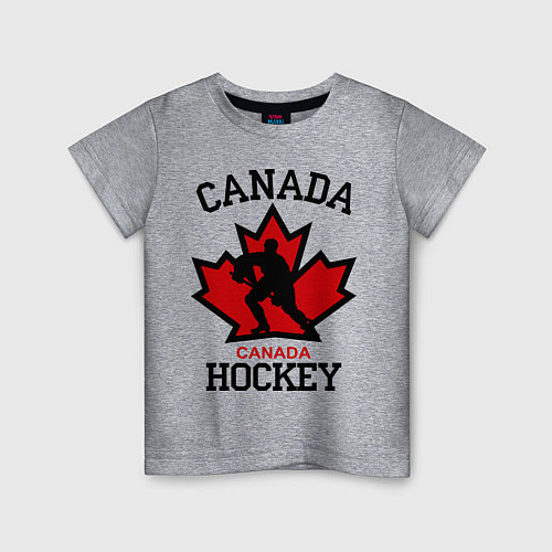 Детская футболка Canada Hockey / Меланж – фото 1