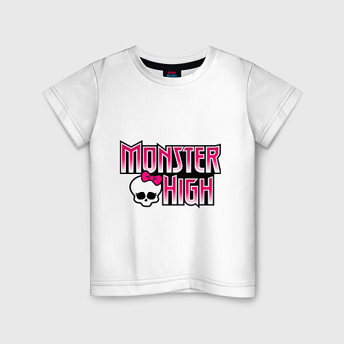 Детская футболка Monster High / Белый – фото 1