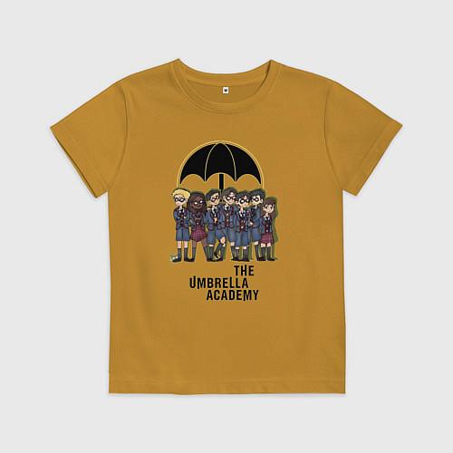Детская футболка The Umbrella Academy / Горчичный – фото 1