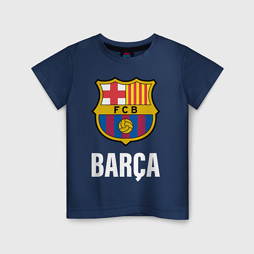 Детская футболка BARCA / Тёмно-синий – фото 1