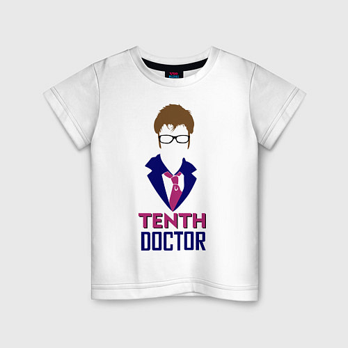 Детская футболка Tenth Doctor / Белый – фото 1