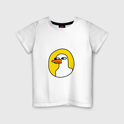 Детская футболка Утка / Белый – фото 1