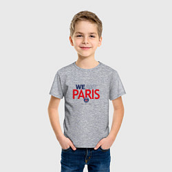 Футболка хлопковая детская PSG We Are Paris 202223, цвет: меланж — фото 2