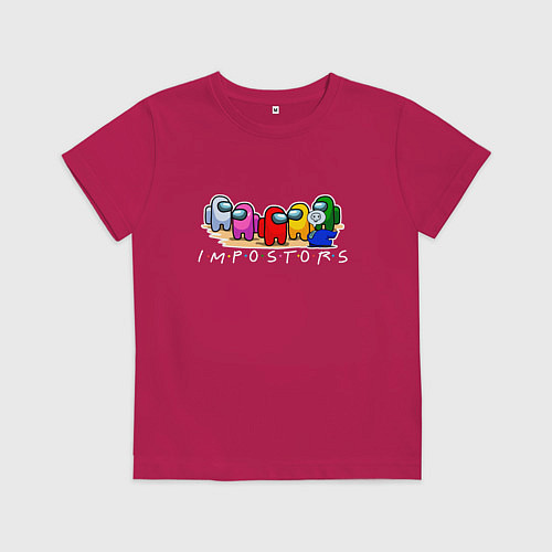 Детская футболка Among Us / Маджента – фото 1