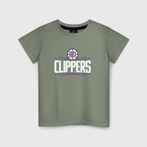 Детская футболка Los Angeles Clippers / Авокадо – фото 1