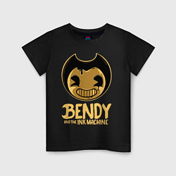 Футболка хлопковая детская Bendy And The Ink Machine, цвет: черный