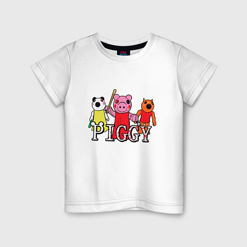 Детская футболка ROBLOX PIGGY / Белый – фото 1