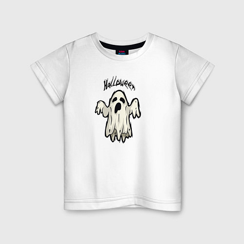 Детская футболка Хеллоуин / Белый – фото 1