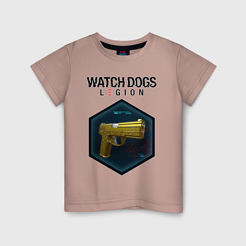 Детская футболка Watch Dogs Legion / Пыльно-розовый – фото 1