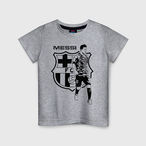 Детская футболка Barcelona FC / Меланж – фото 1