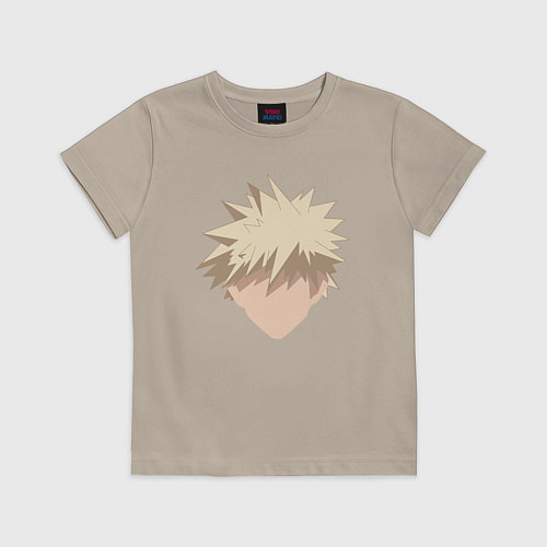 Детская футболка Katsuki stan / Миндальный – фото 1