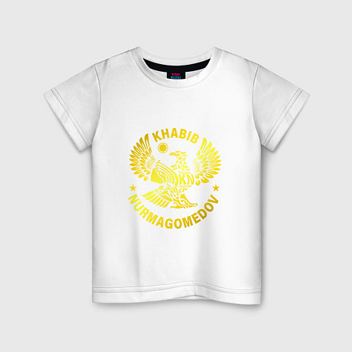 Детская футболка KHABIB NURMAGOMEDOV / Белый – фото 1