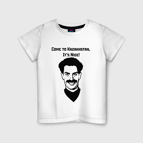 Детская футболка Come to Kazakhstan Z / Белый – фото 1